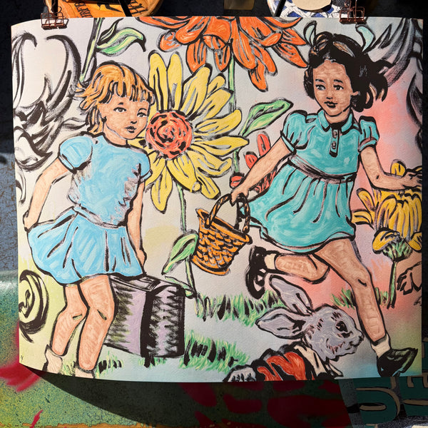 10. PRE-ORDER 'Playtime with the Easter Bunny' David Bromley. High pigment print. Edition of 60.