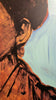 'Smoking Boy'. David Bromley. Acrylic on canvas. 120cm x 90cm.