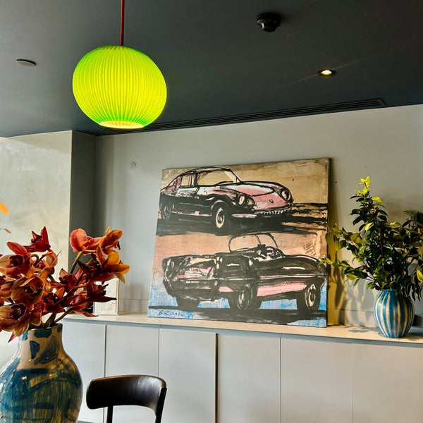 'Sunday Drive' David Bromley. Acrylic and oil on canvas. 120 x 150cm