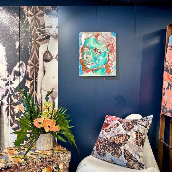 'Imagination Study III' David Bromley. Acrylic on linen. 54 x 46cm