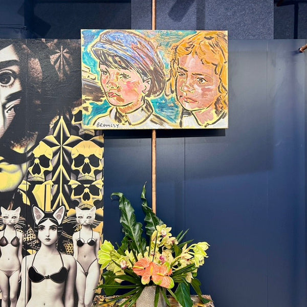 'Thinking About You III' David Bromley. Acrylic on canvas. 60 x 90cm