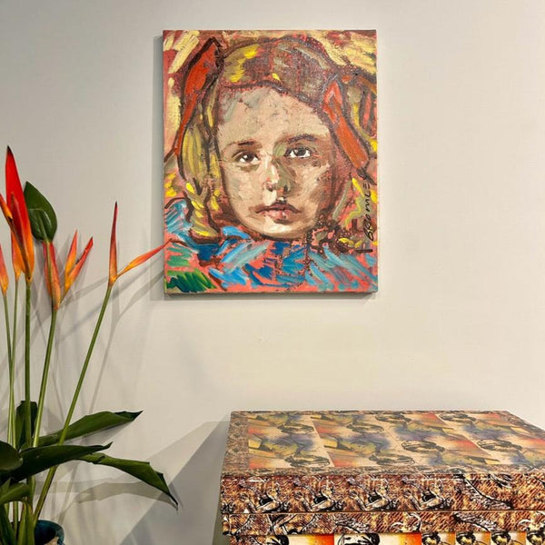 'The Day Is New I' David Bromley. Acrylic on linen. 65 x 53cm