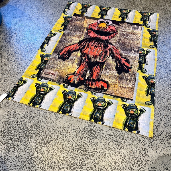 'ELMO' VELVET THROW BY DAVID BROMLEY