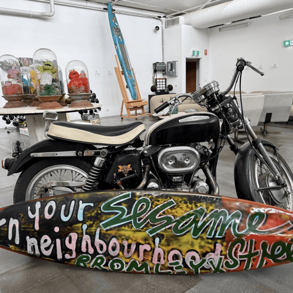 1. Sesame Street x Bromley Surfboard, 206cm H x 45cm W