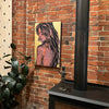 'Jessica II' David Bromley. Acrylic on canvas with gold leaf gilding. 90cm x 60