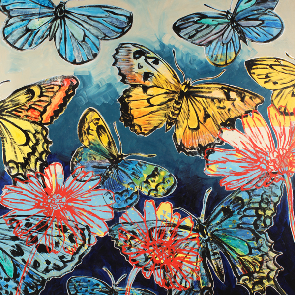 'Kaleidescope Butterflies' David Bromley. High Pigment Print