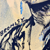 'Smoking Boy I' David Bromley. Acrylic on canvas with gold leaf gilding. 46 x 38cm