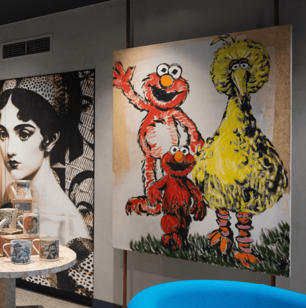 71. 'Every Day Is A Sunday' Sesame Street x Bromley, Acrylic on canvas, 150 x 120cm