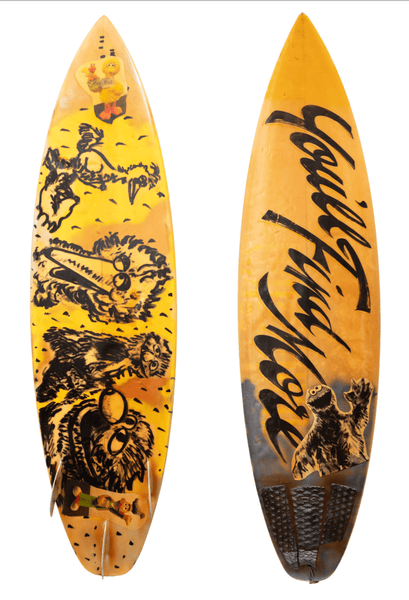 8. Sesame Street x Bromley Surfboard, 187cm H x 46cm W