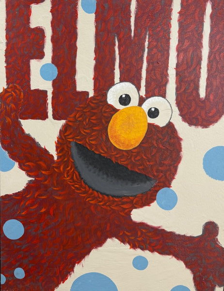 'HOLA!' GORE. Acrylic on board, framed in timber. 120 x 90cm