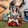 'Belinda'  Velvet Cushion by Bromley Studio. 60 x 60cm