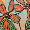 'Velvet Blooms I' David Bromley. Acrylic on canvas. 90 x 60cm