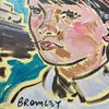 'Thinking About You III' David Bromley. Acrylic on canvas. 60 x 90cm