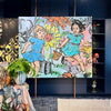 'Playtime' David Bromley. Acrylic on canvas. 150 x 180cm