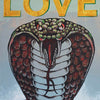 ‘Love’ Gorè. Acrylic on timber. 120 x 90cm (125 x 95cm frame size).
