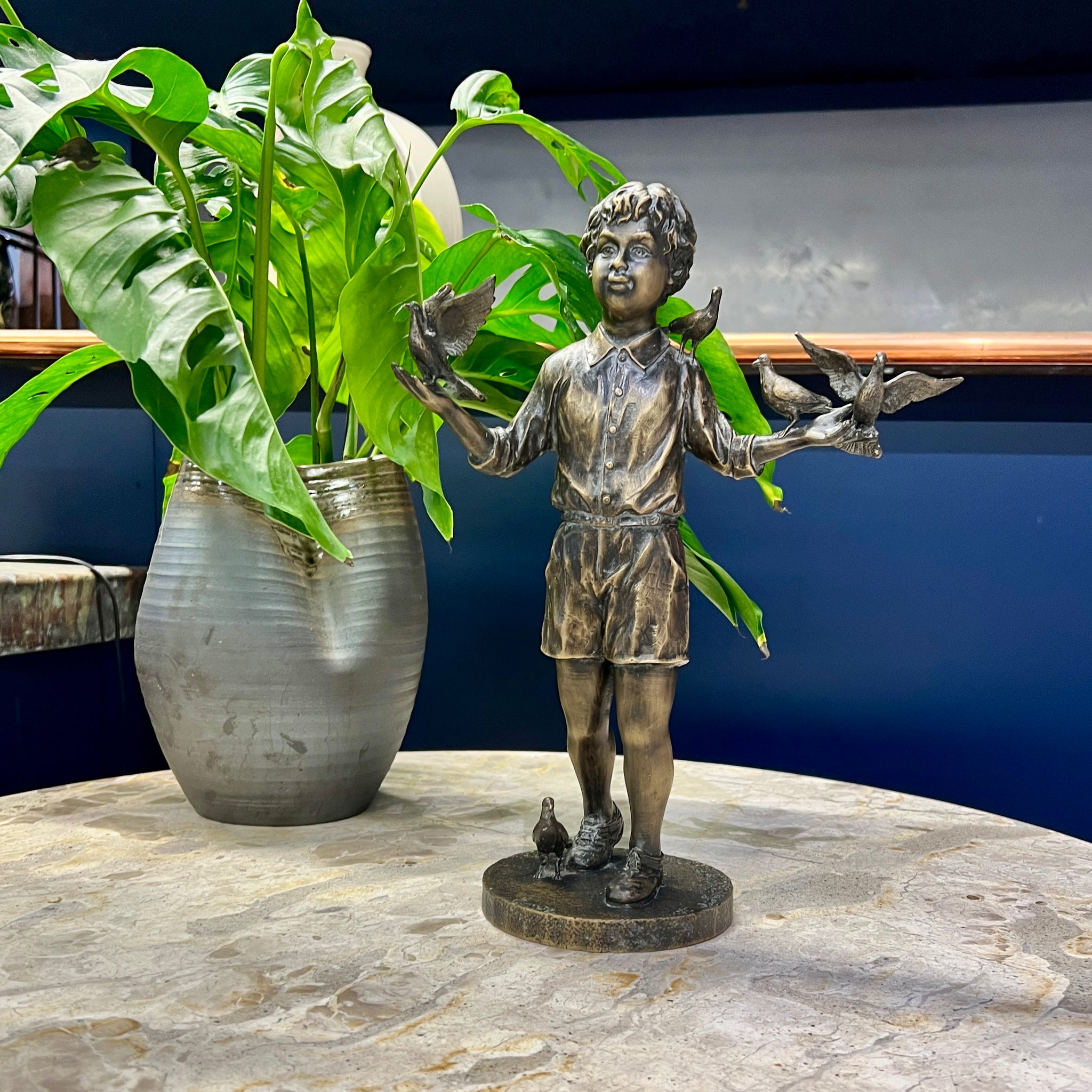 'Bird Watching' David Bromley. Cast Bronze Maquette. Edition of 30. 35 x 26 x 13cm.