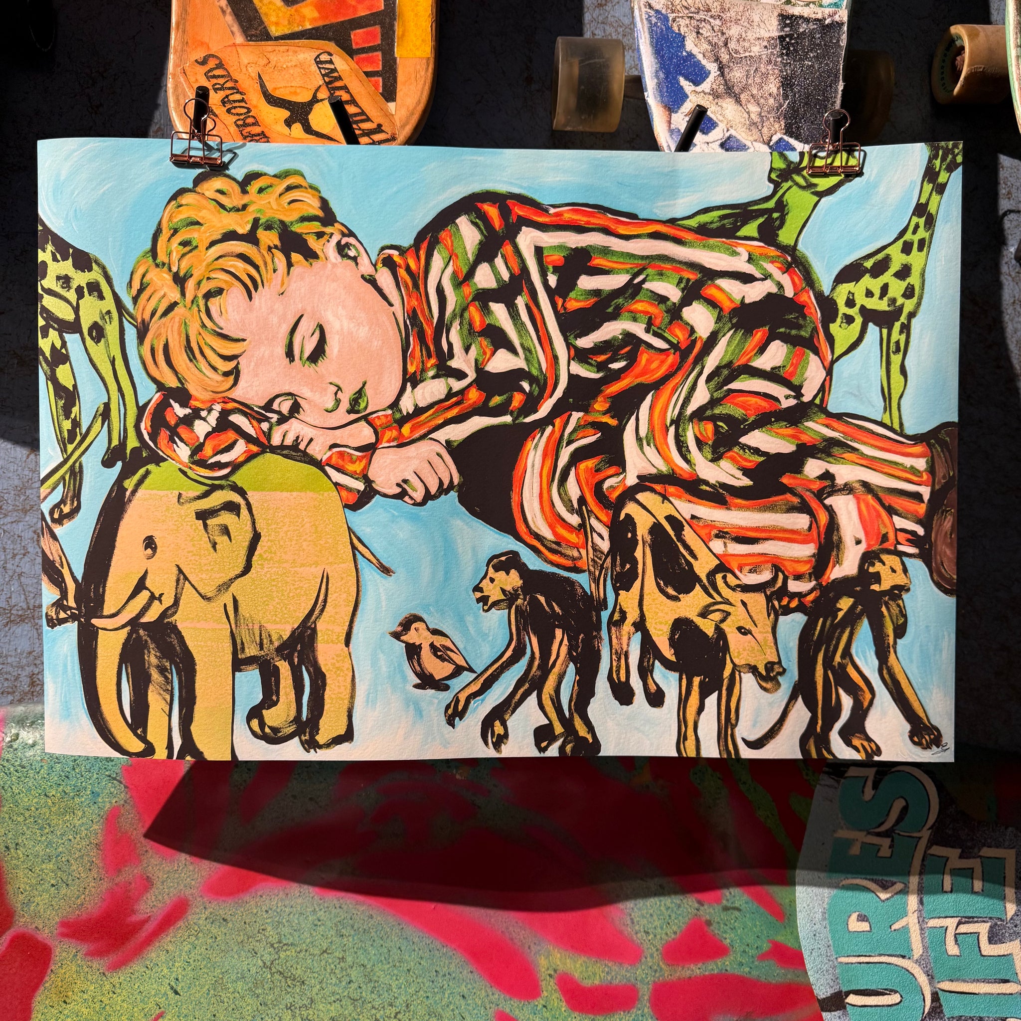 19. PRE-ORDER 'Dreamtime' David Bromley. High pigment print. Edition of 60.