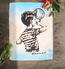 'Bubble Boy', David Bromley, Two plate Screen Print on French Cotton paper, 92x70cm.
