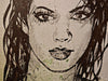 'Belinda' David Bromley. Acrylic on linen. 65cm x 53cm