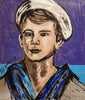 'Sailor' David Bromley. Acrylic on Canvas. 53cm x 45cm