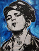 'Smoking Boy' David Bromley. Acrylic on linen. 41cmx 32cm.
