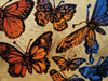 'Sunset Butterflies' David Bromley. Acrylic on canvas with gold leaf gilding. 90cm x 120cm.
