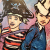 'Pirate Play', David Bromley, Acrylic on canvas, 150cm x 180cm