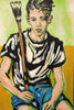 'Young Artist II'. David Bromley. Acrylic on canvas. 60cm x 40cm.