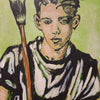 'Young Artist II'. David Bromley. Acrylic on canvas. 60cm x 40cm.