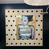 'Winter' David Bromley. Acrylic on canvas with gold leaf gilding. 150cm x 120cm