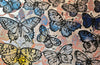 'Bloom Butterflies' David Bromley, Acrylic on Canvas with Silver Leaf gilding, 180cm x 120cm