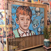 'Boy with Skulls' David Bromley, Acrylic on Canvas, 180cm x 150cm