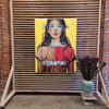 'Daybreak' David Bromley. Acrylic and oil on canvas. 145cm x 110cm.