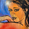 'Mimi'. David Bromley. Acrylic on canvas. 180cm x 100cm