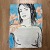 'Belinda' David Bromley. Acrylic on french hand made paper. 94cm x 68cm