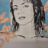 'Belinda' David Bromley. Acrylic on french hand made paper. 94cm x 68cm