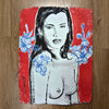 'Kate' David Bromley, Acrylic on French Handmade Paper, 94cm x 68cm,