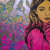 Rosie, David Bromley, acrylic on canvas with silver leaf gilding 120cm x 180cm .jpg