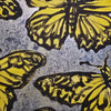 'Summer Butterflies' David Bromley, Acrylic on Canvas with silver leaf gilding, 46cm x 38cm