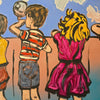 'Over the Fence' David Bromley, Acrylic on Canvas, 180cm x 120cm