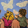 'Over the Fence' David Bromley, Acrylic on Canvas, 180cm x 120cm
