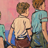 On The Fence, David Bromley, acrylic on canvas 120cm x 180cm