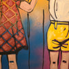 'Over the Fence' David Bromley, Acrylic on Canvas, 150cm x 100cm