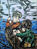 'Maiden Voyage'  David Bromley, Acrylic on canvas, 90cm x 120cm,