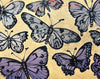 'Lavender Dreams' David Bromley. Acrylic on canvas with gold leaf gilding. 120 x 150cm