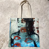 'All Eyes On Belinda' Mini Cotton Canvas Tote by Bromley Studio
