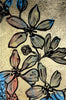 'Blooms on Gold III' David Bromley. Acrylic on canvas with gold leaf gilding. 90 x 60cm