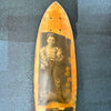 16. 'Vibrations' David Bromley customised skateboard deck. 79 x 20cm