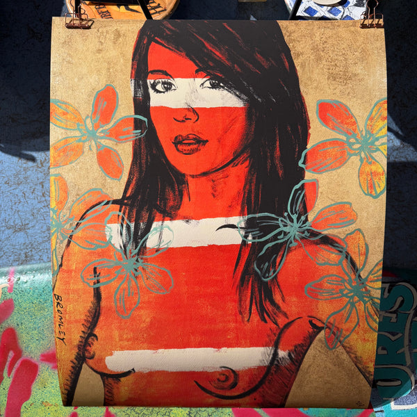 32. PRE-ORDER 'Ally' David Bromley. High Pigment Print. Edition of 60.