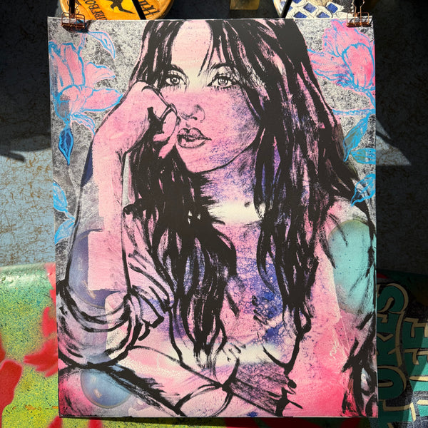 33. PRE-ORDER 'Zippora with Magnolias' David Bromley. High pigment print. Edition of 60.